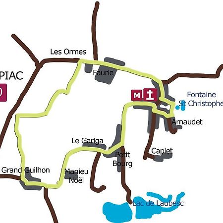 Domaine Capiet Bed and Breakfast Courpiac Eksteriør billede